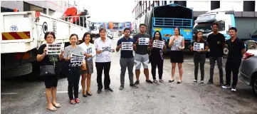  ??  ?? Some of the shop owners and tenants whose businesses are affected by the excessive uses of parking spaces at City Square. — Photo by Mohd Rais Sanusi