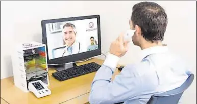  ??  ?? The NHS pilot comes after MedicSpot, a virtual GP surgery, was launched in Kent last year