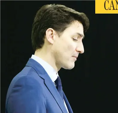  ?? SEAN KILPATRICK / THE CANADIAN PRESS ?? Prime Minister Justin Trudeau has been disclosing conversati­ons he had with Jody Wilson-raybould.