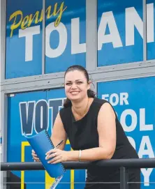  ??  ?? Penny Toland pictured during last year’s campaign.