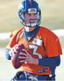  ??  ?? Trevor Siemian threw for 334 yards Sunday. John Leyba, The Denver Post