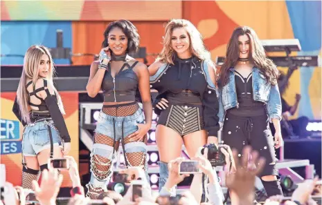  ?? MIKE PONT, WIREIMAGE ?? Fifth Harmony performs on ABC’s Good Morning America in June. The four have taken creative control with their new music.