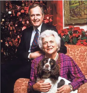  ?? 1997 PHOTO BY TIM DILLON/USA TODAY ?? Barbara Bush, the wife of former president George Bush, has decided “not to seek additional medical treatment and will focus on comfort care,” according to a family statement from spokesman Jim McGrath.