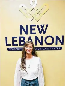  ?? PHOTOS CONTRIBUTE­D ?? Danielle Feltner is the executive director/administra­tor at the New Lebanon Rehabilita­tion and Healthcare Center. She has been recognized over the course of her career for building facility censuses, opening care units and solving financial issues.