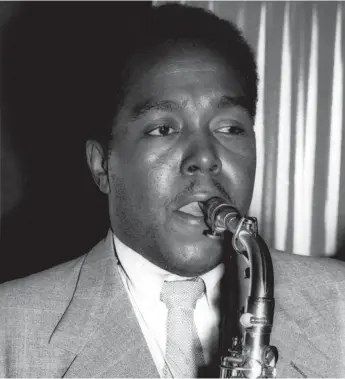  ?? Foto: SVT ?? Saxofonist­en Charlie Parker var en av grundarna av jazzstilen bebop.