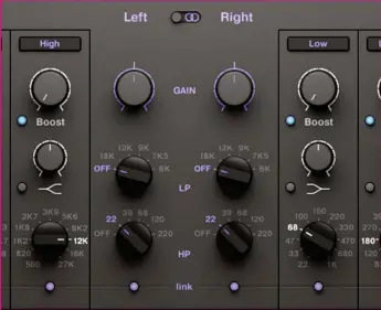  ??  ?? As Break discusses on p42, don’t just high-pass bass for the sake of it – you might remove vital weight from the mix!