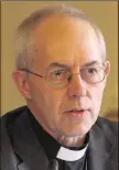  ??  ?? Archbishop of Canterbury, Justin Welby