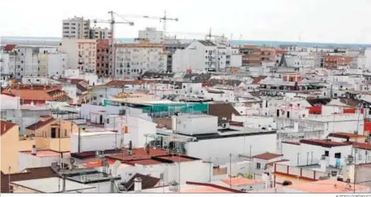  ?? ALBERTO DOMÍNGUEZ ?? Imagen general de las viviendas de Huelva capital.