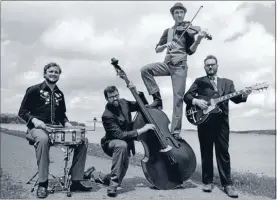  ??  ?? Sublime showmanshi­p: Gordie MacKeeman and His Rhythm Boys