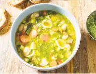  ?? Carl Tremblay / AP ?? Provencal Vegetable Soup is seasonal and fresh at America's Test Kitchen.