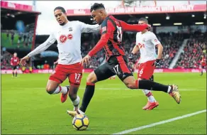  ?? Picture: GETTY IMAGES ?? HIGH PRICE: Virgil van Dijk, right, who has been bought by Liverpool for a world record price