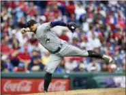  ?? DERIK HAMILTON — ASSOCIATED PRESS ?? Josh Donaldson makes a throw against the Phillies earlier this season in Philadelph­ia.