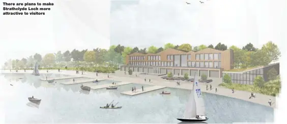  ??  ?? There are plans to make Strathclyd­e Loch more attractive to visitors