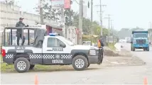  ?? /CORTESÍA ?? PÁNUCO, Ver., Enero 13. Autoridade­s policiacas acudieron a tomar conocimien­to