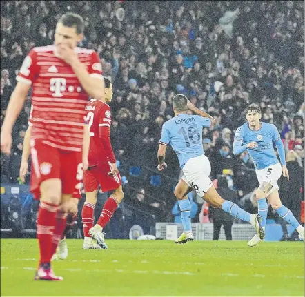  ?? Foto: la presse ?? Rodri abrió el marcador con un soberbio gol desde la frontal del área