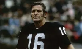  ?? Photograph: James Flores/NFL ?? George Blanda at the age of 43 during the 1970 season: his NFL career would last another five years.