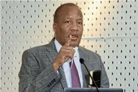  ?? /Freddy Mavunda ?? Jackson Mthembu, minister in the presidency, who was at the forefront of communicat­ing the government’s strategy on the pandemic, has died of Covid-19.
Messaging: