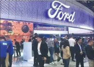  ?? LI FUSHENG / CHINA DAILY ?? Ford inks a deal with China’s Baidu in late June to explore cooperatio­n in connectivi­ty, artificial intelligen­ce and digital marketing.