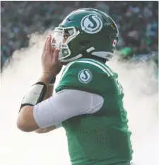  ?? TROY FLEECE ?? The presence of Cody Fajardo is a major advantage for the Roughrider­s as they prepare to wade into the CFL’s free agency waters.
