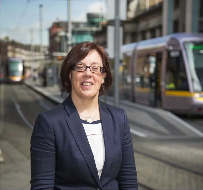  ??  ?? Anne Graham, CEO of the National Transport Authority. Picture: Colin O’Riordan