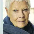  ??  ?? Judi Dench