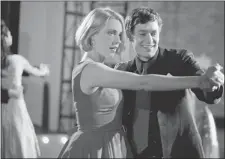  ?? SONY PICTURES CLASSICS ?? Violet (Greta Gerwig) dances with Charlie (Adam Brody) in a scene from Damsels in Distress, a comedy by American indie director Whit Stillman.