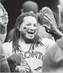  ?? CARLOS OSORIO THE ASSOCIATED PRESS ?? Freddy Galvis’s veteran presence on the field and in the clubhouse was appreciate­d by the Toronto Blue Jays.