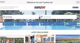  ?? TRAVELZOO ?? Travelzoo helps people find deals on travel and entertainm­ent. Four of the fivemember­s of its board of directors are women.