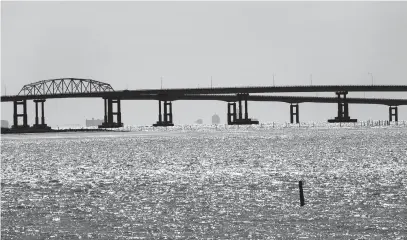  ?? L. TODD SPENCER/THE VIRGINIAN-PILOT ?? Joseph Chen, a tractor-trailer driver from Greenville, North Carolina, plunged over the side of the Chesapeake Bay Bridge-Tunnel in 2017.