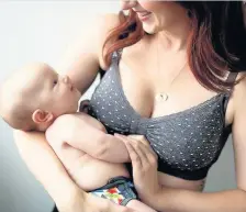  ??  ?? BREASTFEED­ING Mums should have nursing bras properly fitted