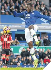  ??  ?? ■ Man of the match Romelu Lukaku.