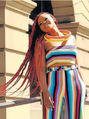  ?? Picture: FREDLIN ADRIAAN ?? RISING STAR: Xolela ‘Lady X’ Mvula released her debut album last month