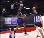  ?? CHASE STEVENS — THE ASSOCIATED PRESS ?? Bradley Beal brings the ball up court against Argentina on July 13.