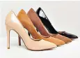  ??  ?? Pointed high heels, £25 (asos.com)