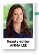 ?? ?? Beauty editor ANNA LEE