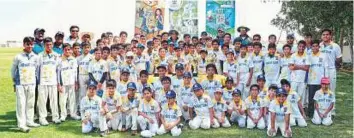  ?? Courtesy: Organiser ?? Desert Cubs Sports Academy, which is celebratin­g its 10th anniversar­y, has also launched one of the biggest participat­ion junior tournament­s with 500 children enrolled to participat­e in it.