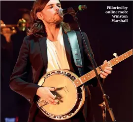  ?? PHOTO: GETTY IMAGES ?? Pilloried by online mob: Winston Marshall