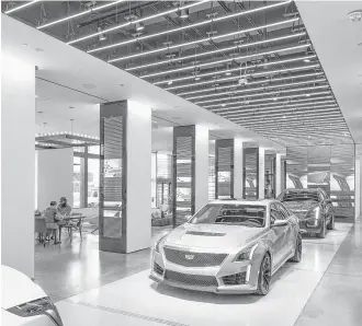  ?? Sasha Maslov / New York Times ?? Cadillac House became the GM luxury brand’s New York showcase in 2015.