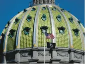  ?? MATT ROURKE/AP ?? The dome of the Pennsylvan­ia Capitol in Harrisburg.