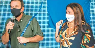  ?? DIVULGAÇÃO / PREFEITURA DO RIO / FERNANDO MAIA ?? O prefeito Eduardo Paes e a secretária Assistênci­a Social, Laura Carneiro, inaugurara­m o novo espaço