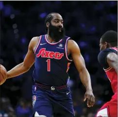  ?? MATT SLOCUM — THE ASSOCIATED PRESS ?? James Harden declined his $47 million player option, but the expectatio­n is he’ll still re-sign with the Sixers on a more teamfriend­ly contract.