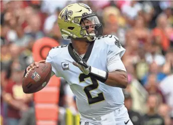  ?? AP ?? The Saints could have their choice among top QB prospects with the 16th overall pick in the NFL draft. They also brought back Jameis Winston on a 2-year deal.