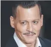  ??  ?? Actor Johnny Depp.