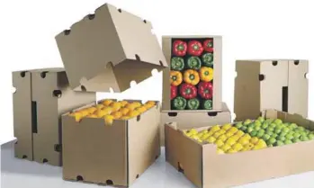  ?? Photo: Sappi ?? Paper-based containers are not only recyclable but they form a vital part of the food supply chain — from farm to factory to export markets.