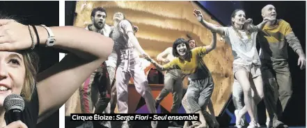  ??  ?? Cirque Éloize : Serge Fiori - Seul ensemble