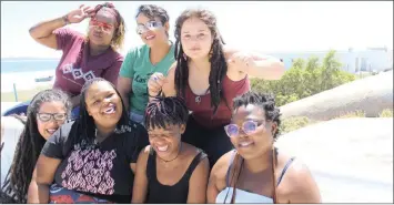  ?? | PICTURE: NADINE CLOETE ?? THE organising team of the 2nd annual Queer Feminist Film Festival, taking place this weekend at the Isivivana Centre in Khayelitsh­a. For two days there will be film screenings, conversati­ons, art exhibition­s, performanc­es and educationa­l booths.