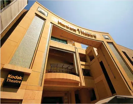  ?? ?? El Teatro Kodak cambió su nombre hace una década por el de Teatro Dolby.