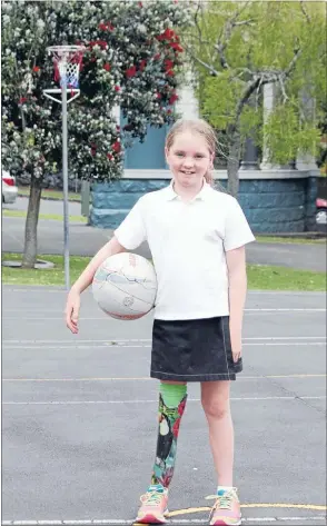  ?? Photo: ROSE CAWLEY ?? Inspiratio­nal girl: This year Paddy Walsh, 10, has been the face of cbm, an organisati­on that helps the world’s poorest people living with disabiliti­es.