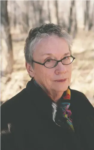  ?? GUS POWELL ?? Annie Proulx’s 2016 masterpiec­e Barkskins spoke to the author’s preoccupat­ion with climate change. “I became more sure that we were on the hell-bound train and I felt I had to write about it,” she says.