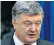  ??  ?? Petro Poroshenko, president of Ukraine, said the country had ‘clearly defined its political future’